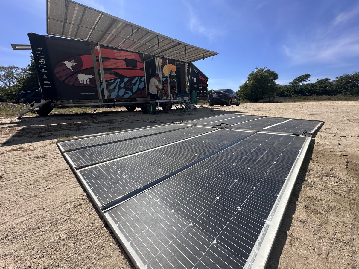 On the road again: drive, charge, eat, repeat.

Navigating with a mindful pace, we conserved energy, ensuring a timely arrival in Tapachula.

Stay tuned as our SolarButterfly adventure unravels! 🚗🔋🌎

#SolarButterflyTour #LongiSolar #Mexico #Tapachula