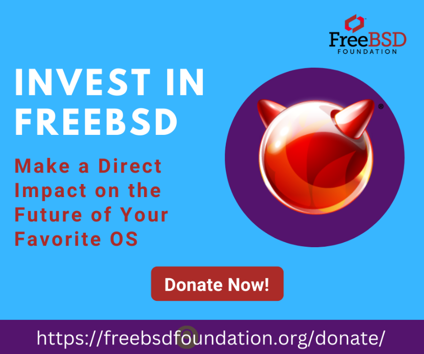 FreeBSD Foundation tweet media