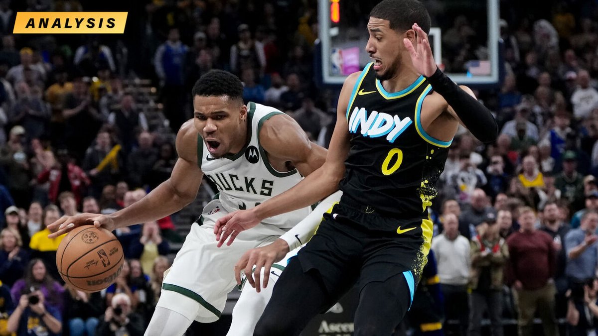 Defense optional when the Pacers and Bucks meet in the tournament semifinal. 😀 thesco.re/3T9mmS1 (via @Joey_doubleyou)