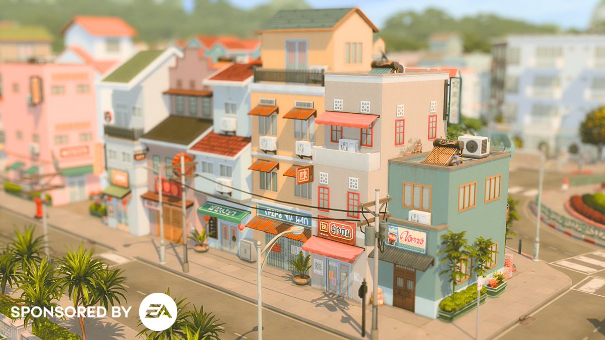 The Sims 4 FOR RENT really is a builder's heaven 😍 

(Views around TOMARANG 💙)

#Sims4ForRent #EACreatorNetwork #SponsoredbyEA #TheSims4ForRent #TheSims4