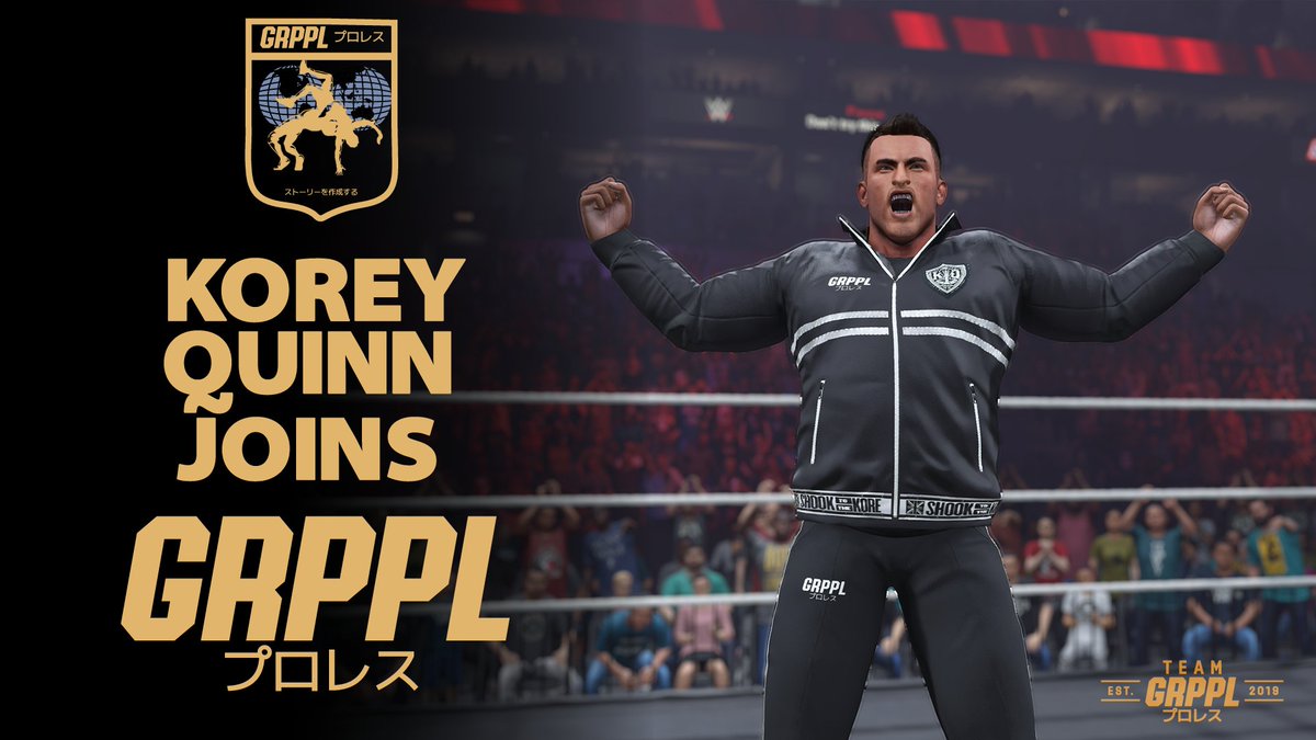 🚀 Breaking News! 🚀

Meet the dynamic addition to Team GRPPL: @HeelKorey_2K, a ring speedster, backstage artist, and a force to be reckoned with. 🌟🤼‍♂️ Get ready for bold moves and unstoppable energy! 🥂🔥 #GRPPL #WWEK23 #TEAMGRPPL #BoldTogether