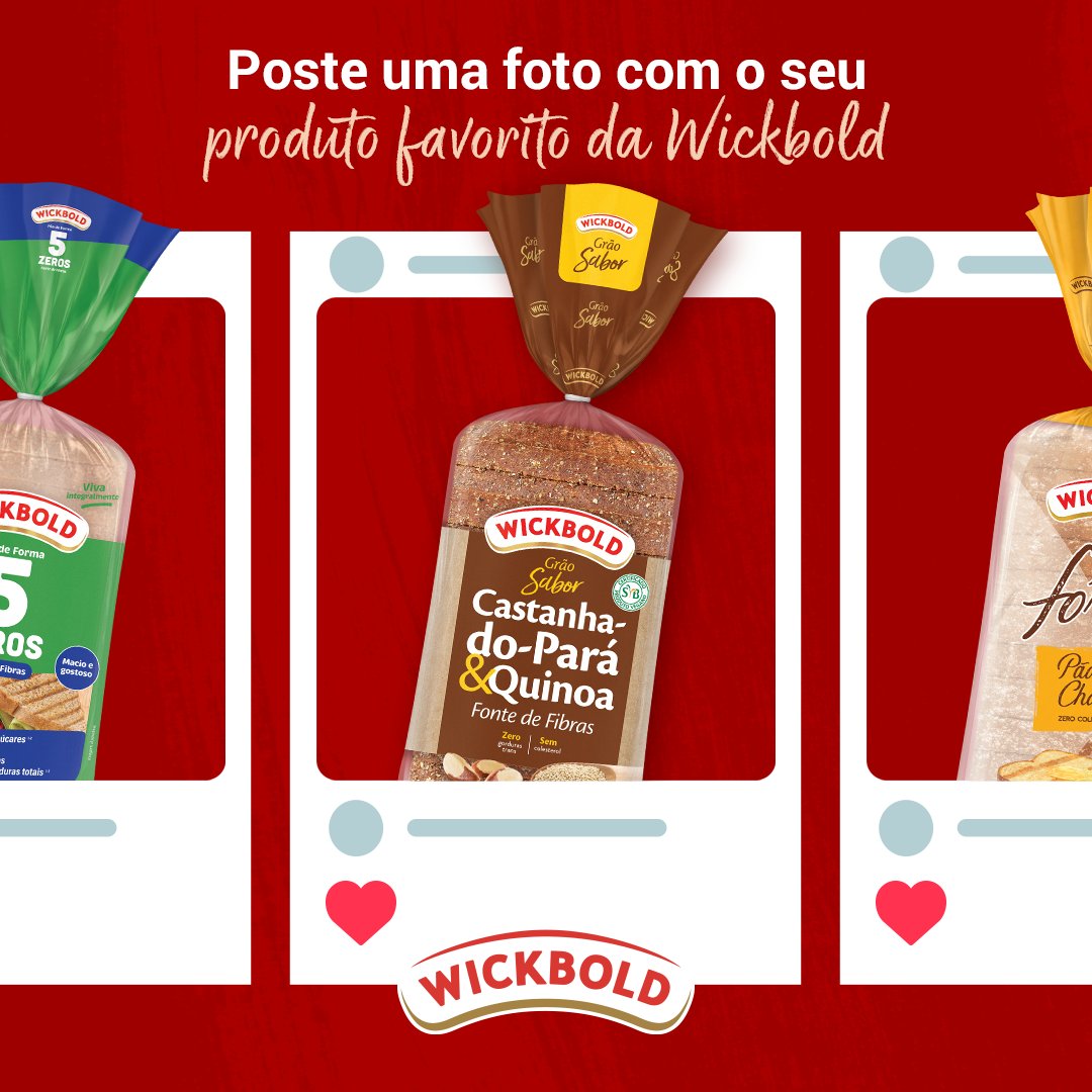 WickboldOficial's tweet photo. Aposto que o seu produto favorito da Wick está por perto! 👀 Tira uma foto e mostra pra gente!

#WIckbold #Pao #Paes #PaoWickbold https://t.co/ISOIdofcyS