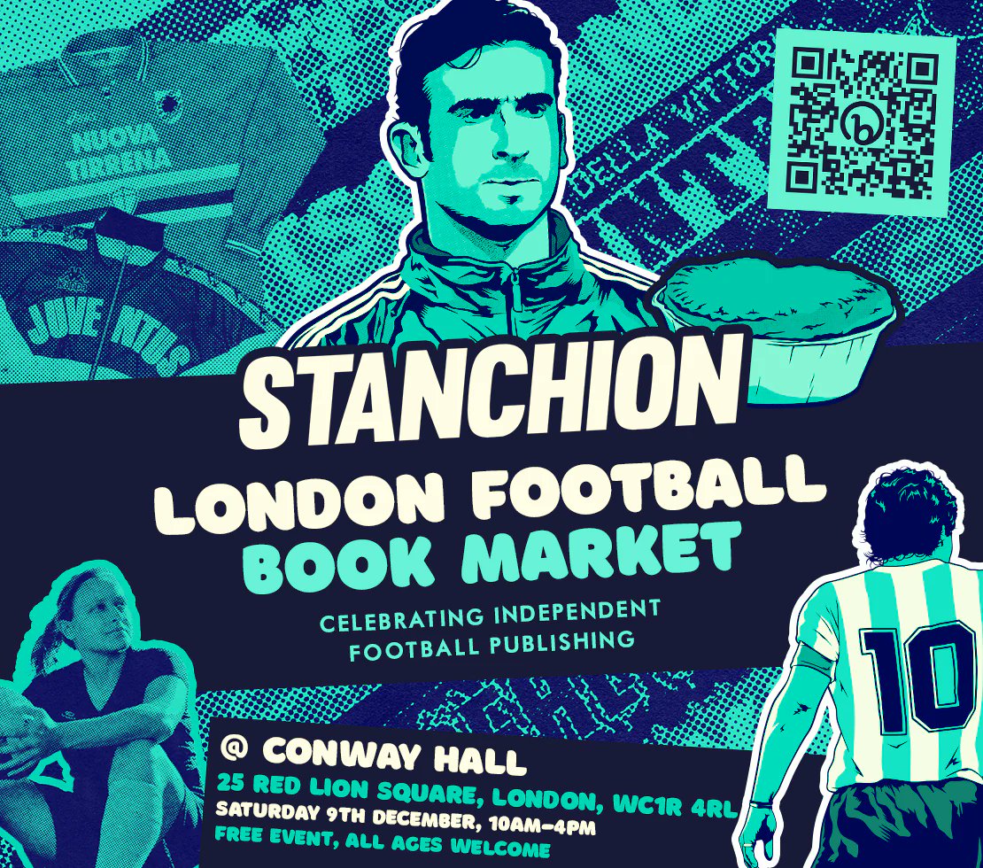 Join us at the London Football Book Market THIS SATURDAY

Celebrate independent football publishing w/ <a href="/mundialmag/">MUNDIAL</a> <a href="/GegenpresseMag/">Gegenpresse</a> <a href="/MagLibero/">Libero</a> <a href="/HalcyonPublish1/">Halcyon Publishing</a> <a href="/EscapismoMag/">Escapismo Magazine 💚</a> @TheGafferMag_ <a href="/JackLeslieCamp/">JackLeslieCamp</a> <a href="/Staantribune/">Staantribune</a> + more  

10am-4pm @ <a href="/ConwayHall/">Conway Hall</a>  

➡️ tickettailor.com/events/stanchi…
