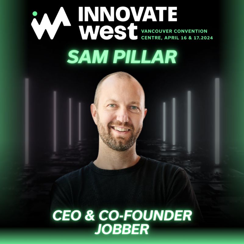 NEW SPEAKER ANNOUNCEMENT! 

We're very excited to introduce Sam Pillar, the visionary mind fuelling <a href="/GetJobber/">Jobber</a> – a groundbreaking operations management platform for home service businesses. innovatewest.tech/conference-ove…

 #innovatewest #innovatewestpulse #vancouver #TechNews