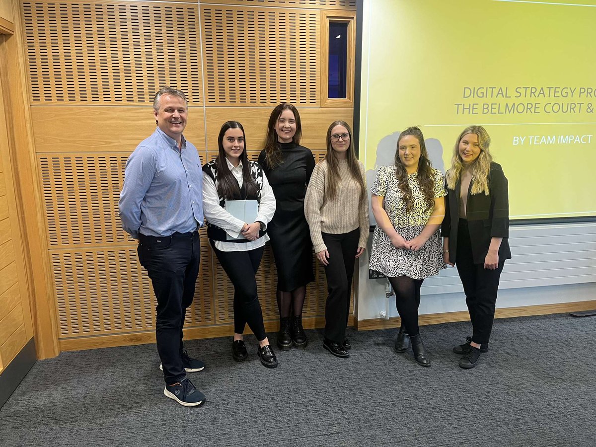 SarahArmour18's tweet photo. Well that brings 10 weeks of working on a #digitalstrategy for the #consultancy project for @belmorecourt to a super ending! Loved working with and presenting to the expert industry panel
#creativity #ITTM #business #tourism https://t.co/HDnPgfkXdB