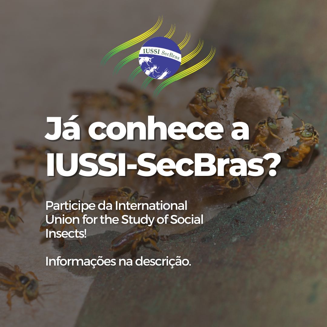 A IUSSI-SecBras é uma sociedade sem fins lucrativos que tem por objetivo reunir pesquisadores interessados em divulgar e discutir temas relacionados aos insetos sociais, no Brasil e no mundo. Para conhecer mais sobre esse trabalho, acesse o site! iussisecbras.org.br