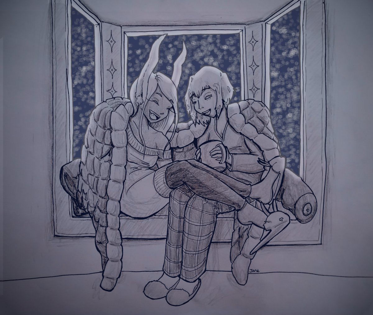 JustAJuicyFan's tweet photo. Day 1: Blizzard.
@MiruyumiWeek #miruyumiweek https://t.co/h94pXfXee3