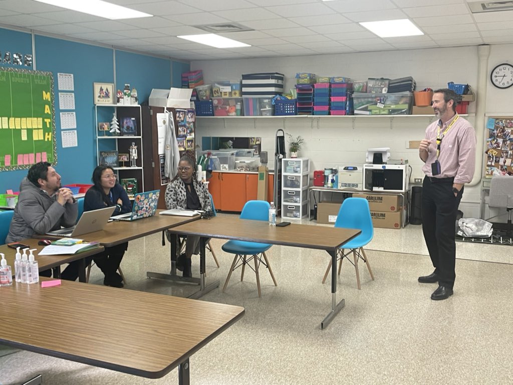 WsfcsBehavior's tweet image. Core Behavior Coach Craig Babcock leads @HallWoodward grade-level staff in how to utilize Merits in Educators Handbook. Merits recognize positive student behaviors that not only meet but exceed school wide expectations. 🏫🌟 #PositiveReinforcement