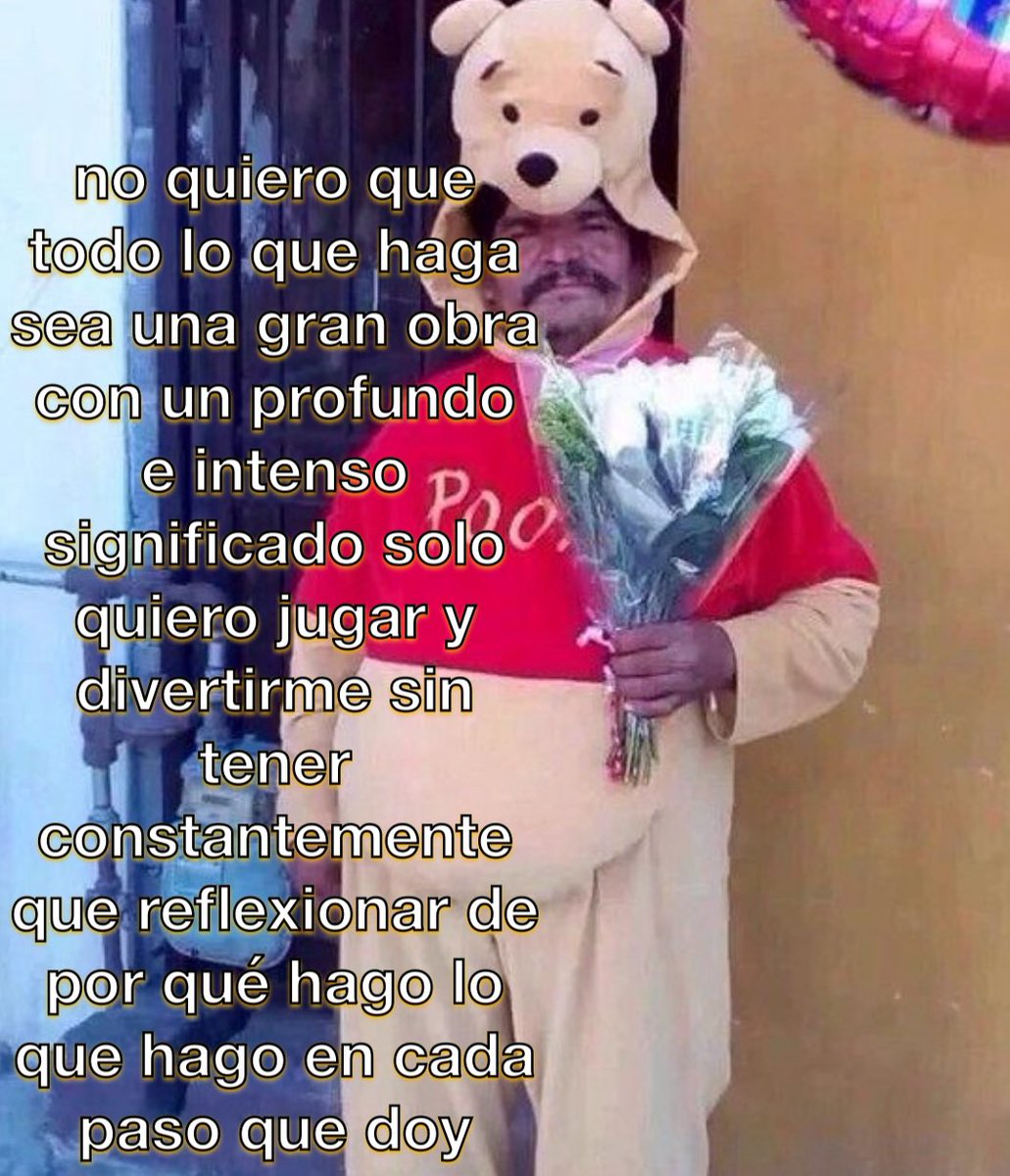 no quiero que todo lo que haga sea una gran obra 🪫