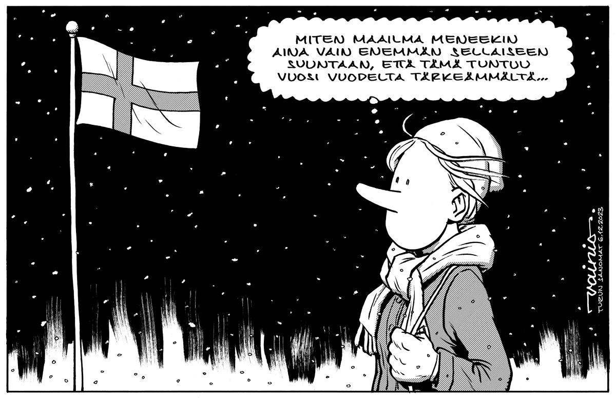 Itsenäisyyspäivä. 
Turun Sanomat, 6.12.2023.