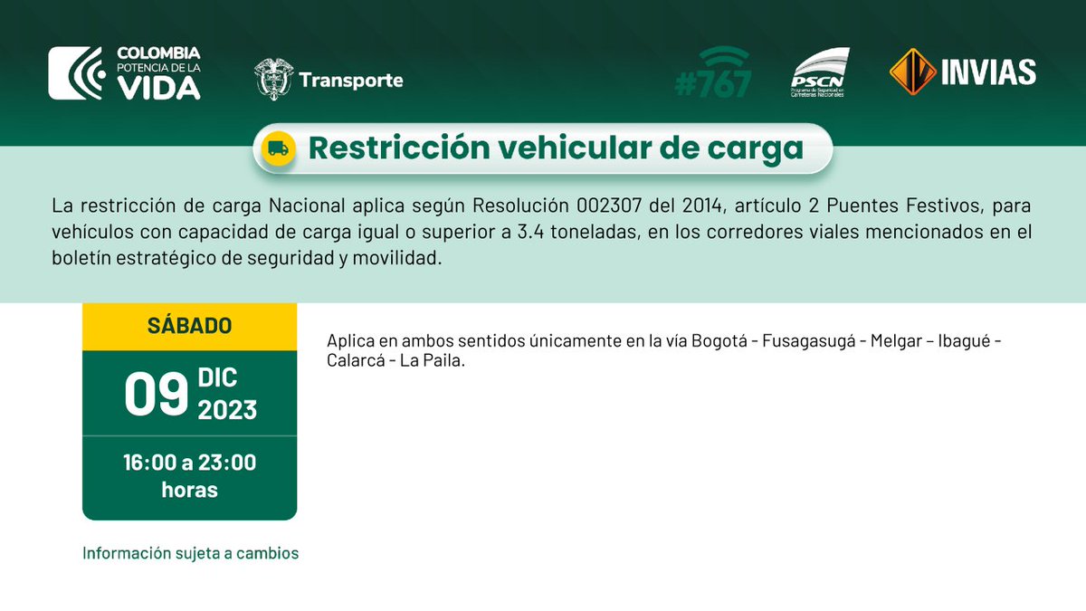 INVIAS #767 tweet media
