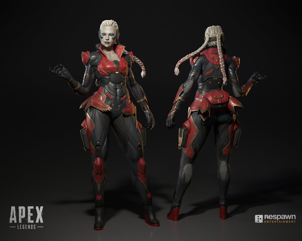 I was super happy I got to work on Loba's Prestige skins that just came out! There are more renders available on @Artsation <a href="/PlayApex/">Apex Legends</a> <a href="/Respawn/">Respawn</a> 
artstation.com/valentinerbuke