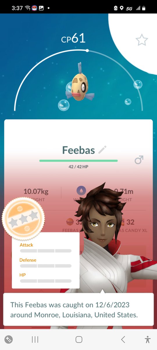 ScorpioKing1183's tweet image. First, a hundo.

Now, a #nundo. 

#PokemonGO #PokemonGOApp #Feebas