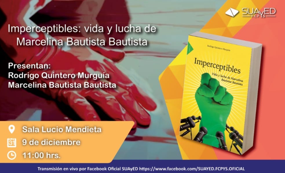 CACEHNACIONAL's tweet photo. ✨Este sábado 9 de diciembre presentaremos el Libro Imperceptibles, Vida y lucha d Marcelina Bautista desde La Facultad d Ciencias Políticas y Sociales d la UNAM ¡Te esperamos!
📍Mario de La Cueva, C.U. Coyoacán, 04510 CDMX
🕔11:00 am
Presentan @MarceBautistaB y #RodrigoQuintero https://t.co/fmhapc4z4f