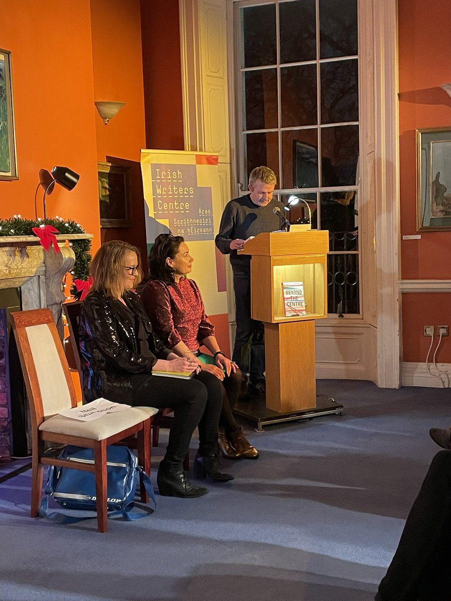 IrishWritersCtr's tweet photo. To kick the night off we have a series of readings from our wonderful professional writers including award-winning journalist, broadcaster and writer @missflannery, fiction poet and drama writer @amynomad and playwright and novelist Neil Sharpson https://t.co/HqQWJMPxk4