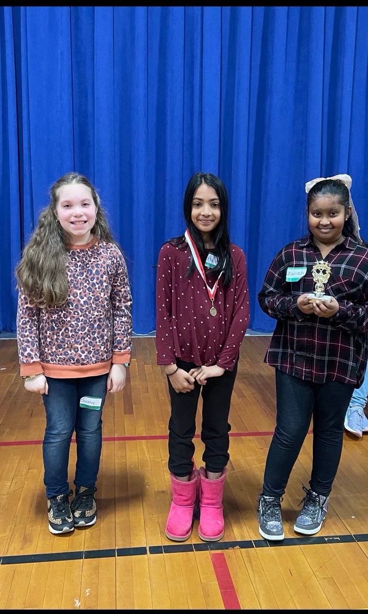 Howe 23-24 Spelling Bee Winners!