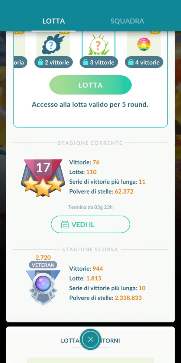 WolverZed's tweet image. Im back with #PokemonGO !
22-3 today 🤸 #gbl