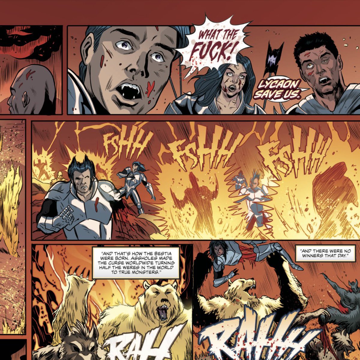 kolapo_writes's tweet image. Full Moon Issue 4 just dropped on @globalcomix 🔥🔥🔥. One of my favourite issues to write with strong West African themes 🇳🇬 🐺

@tonypessanhart @alwayspressy @lettersquids 

l.instagram.com/?u=https%3A%2F…