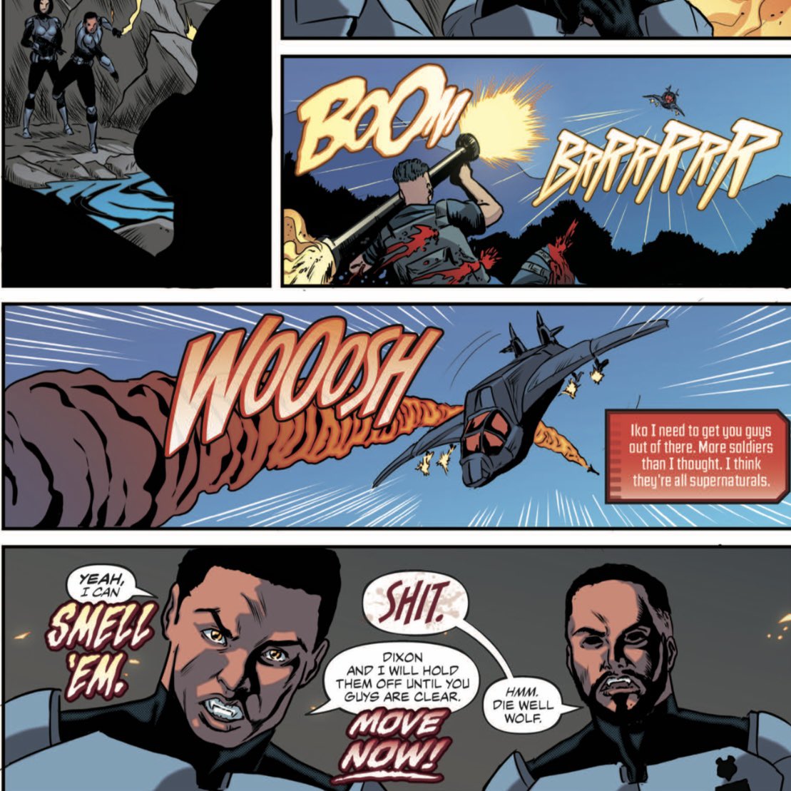 kolapo_writes's tweet image. Colours and letters came together so well 🐺🔥

@tonypessanhart @alwayspressy @lettersquids

#comics #indiecomics #blackcomics #werewolfcomics #supernaturalcomics

@globalcomix 

l.instagram.com/?u=https%3A%2F…
