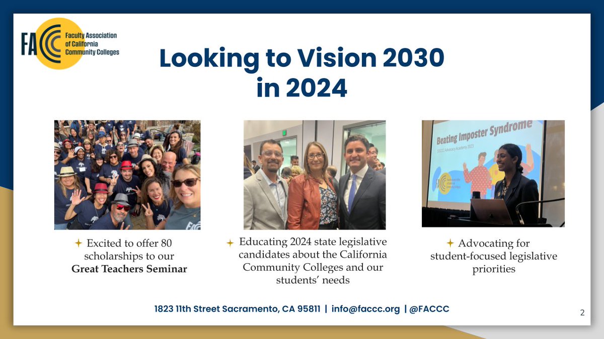 FACCC participated in the Chancellor's Office System Webinar today. Thank you, <a href="/CalCommColleges/">California Community Colleges</a>, for inviting us to share our voice among these fellow higher education leaders!