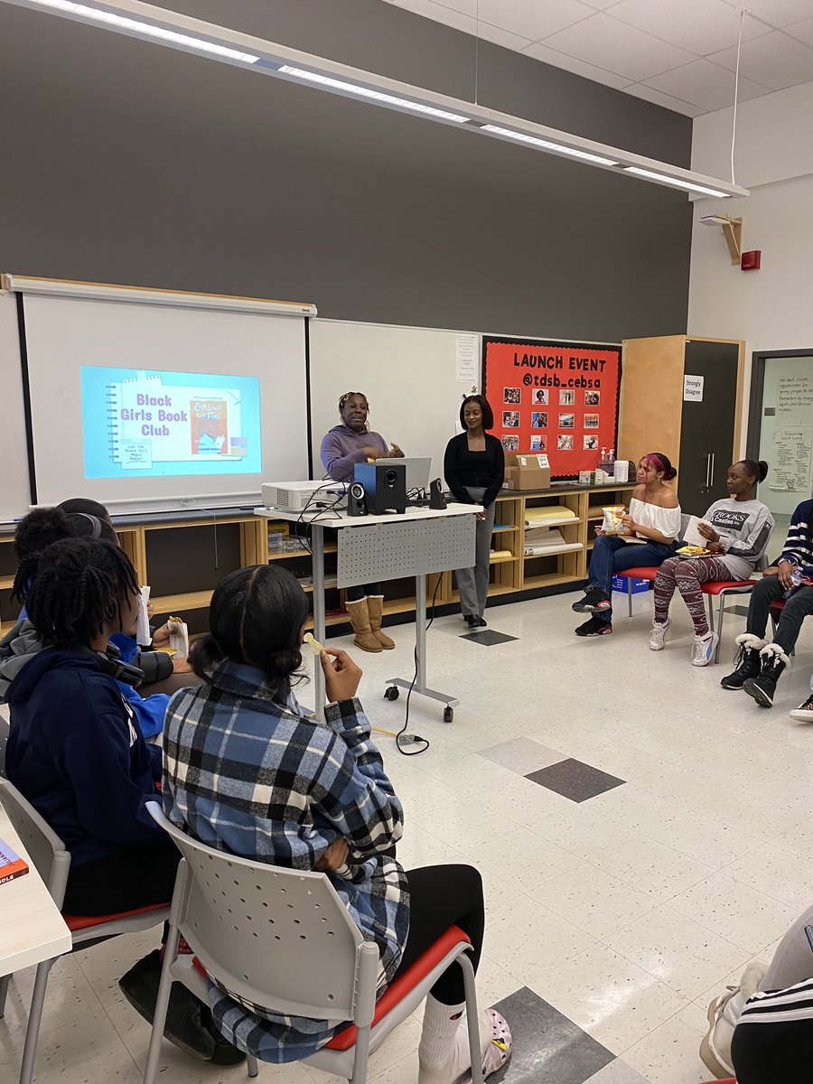 tdsb_cebsa's tweet photo. At the last session of the Black Girls’ Book Club, we invited author of Come With the Fire @cjuliannewrite to join us. Julianne met the girls &amp; signed each girls’ book with a personalized message. It was inspiring &amp; a pleasure to have you.

#tdsbcebsa #tdsb #blackgirlmagic @tdsb https://t.co/aph9fLfDQR