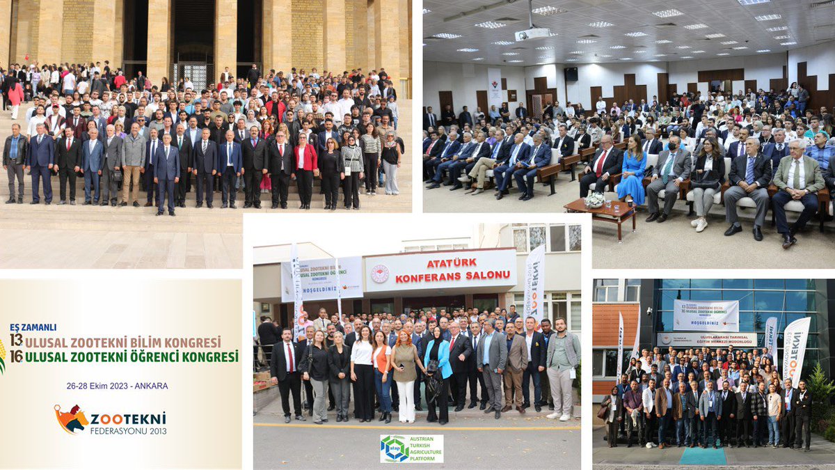 Avusturya Türkiye Tarım Platformu olarak, Ekim ayında📍Ankara'da düzenlenen üç günlük Ulusal Zootekni Kongresi'ne katıldık. 🇹🇷🌾🌱🐂🐑🐐🐓🐝 Detaylar (Almanca)👉 linkedin.com/posts/atap-aus…
Foto: Zootekni Federasyonu