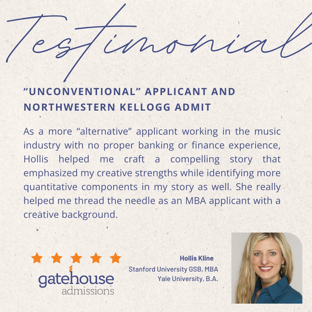 Hollis understands that applying for an #MBA is not just about grades and achievements. It's about exploring your dreams, celebrating triumphs, and sharing your unique story. With Hollis, you'll dig deep and convey what truly makes you compelling.
hubs.la/Q02cdbyG0