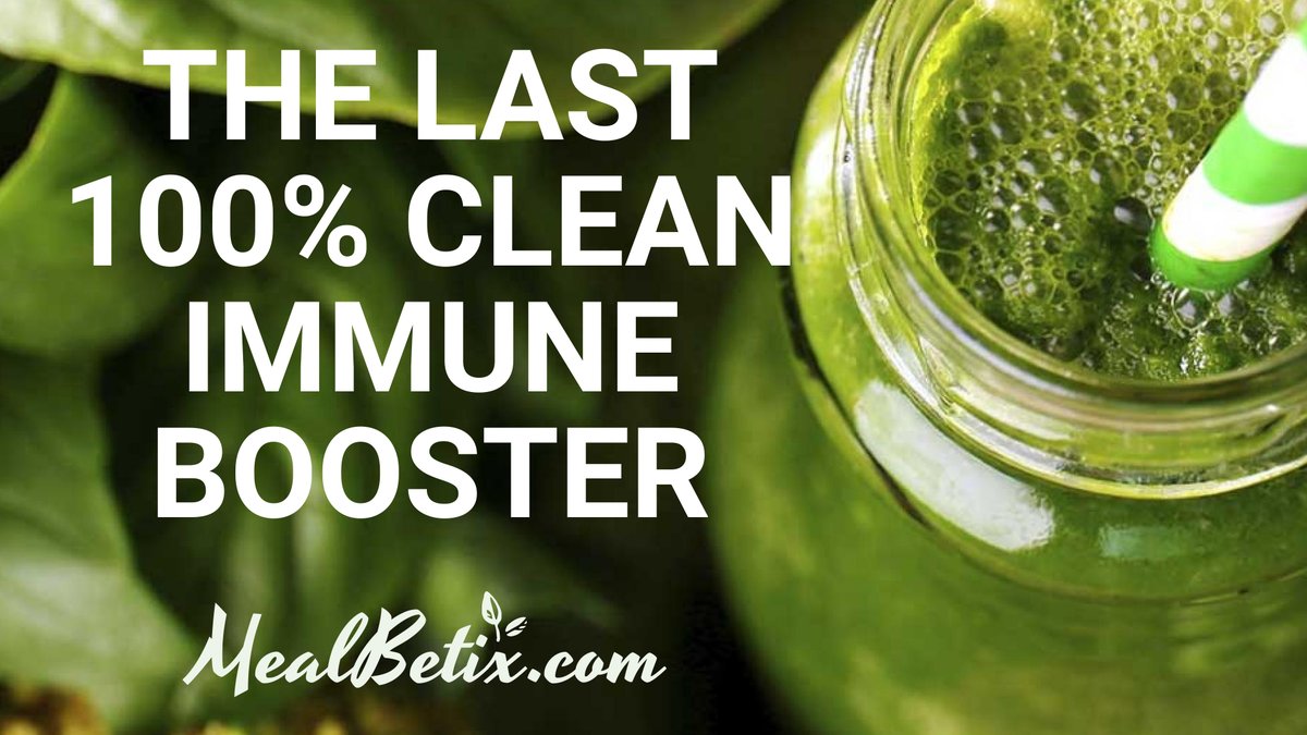 THE LAST 100% CLEAN IMMUNE BOOSTER
MealBetix.com

#immunebooster #naturalimmunebooster #boostyourimmunesystem #eatclean #cleaneating #naturalimmunity #boostimmunesystemnaturally #mealbetix #increasenaturalimmunity