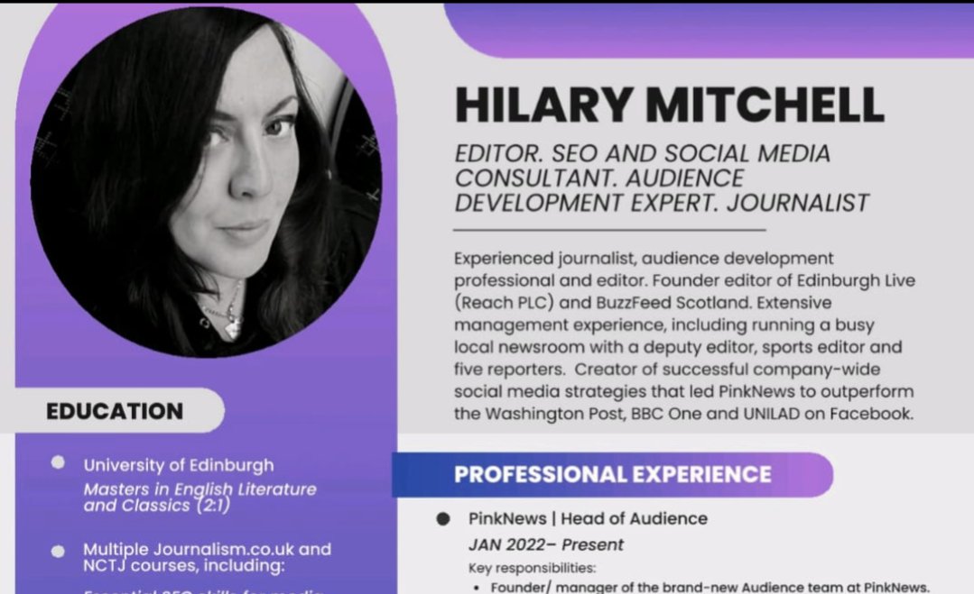 Exciting news! I'll be available for work from 9 Jan 2024. I love PinkNews but I miss writing and editing, so I'm going back to freelance journalism. I'm also going to set up a social media and SEO consultancy service. You can contact me at hilarymitchelljournalist@gmail.com 🙂