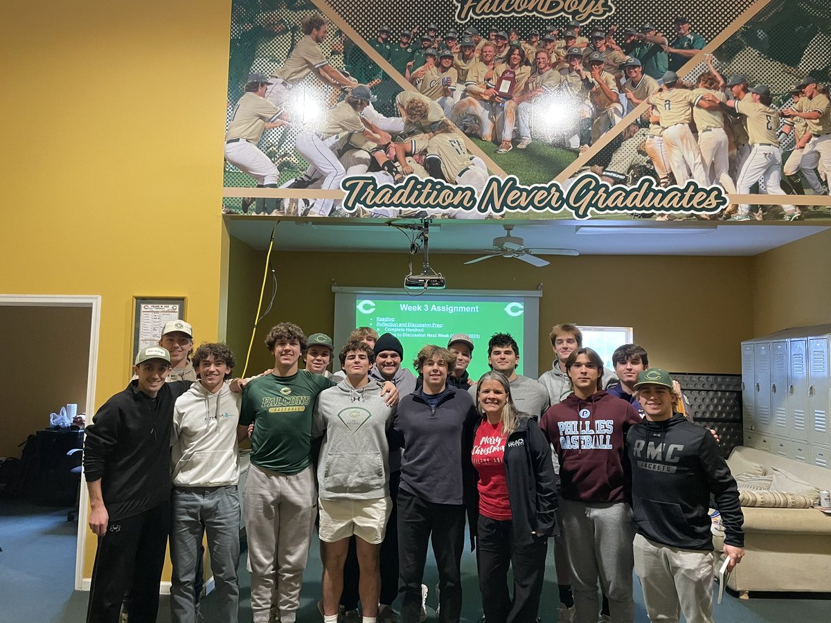 Cox__Baseball's tweet photo. We enjoyed having our AD Ms. Bowman join us for our leadership council session today. Thank you @JessBowmanSAC for spending time with us! https://t.co/6rDyYIvdr1