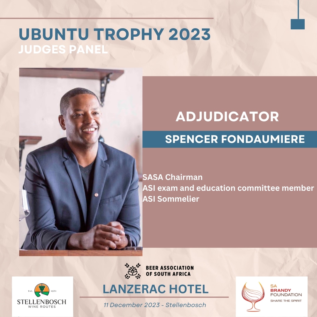 Spencer Fondaumiere will bring his ASI Sommelier experience to the Ubuntu Trophy 2023