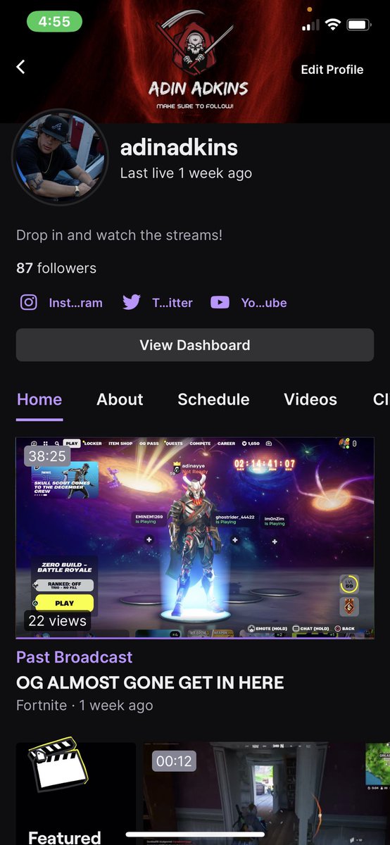 Goin live at 6 tap in!!!!! twitch.tv/adinadkins