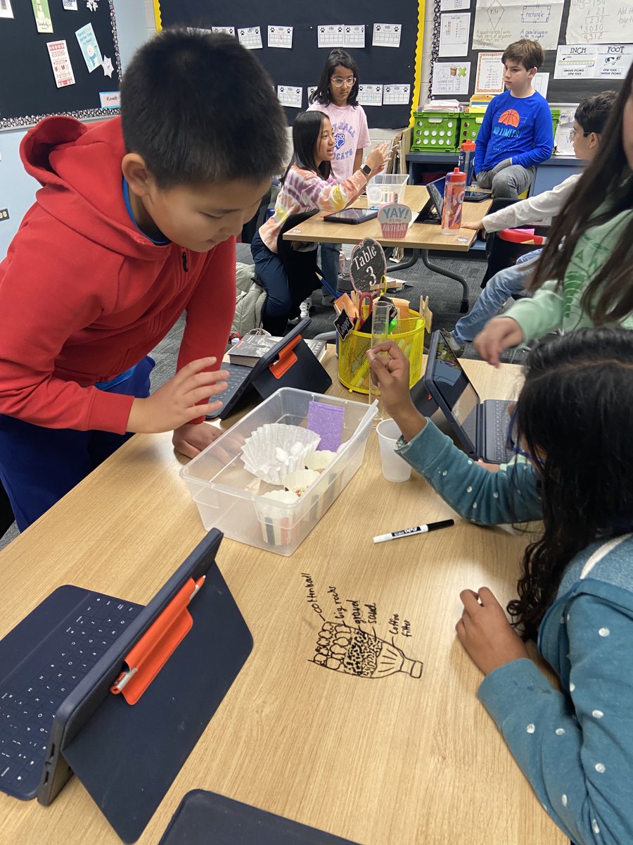 TWO fun science investigations for our unit on Earth Systems this week!  We made clay models of the Earth's "spheres" and we also designed and constructed water filters! So much fun and learning! #ispire96