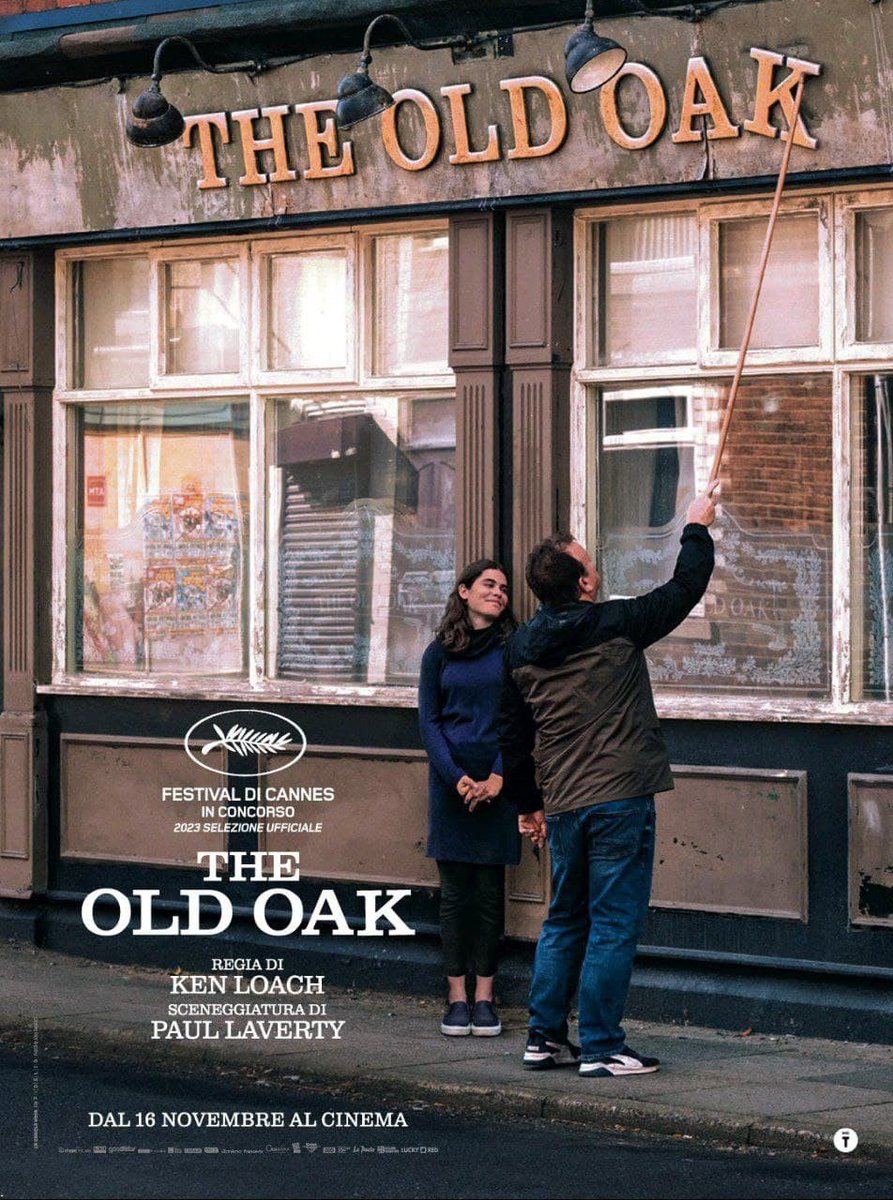 Il cinema di Ken Loach, necessario sempre, così lucido e profondamente umano. 87 anni, #TheOldOak è una carezza di speranza nel mare di odio in cui tutti oramai si naviga a vista.
Se lo trovate al cinema andate a vederlo, ne uscirete migliori