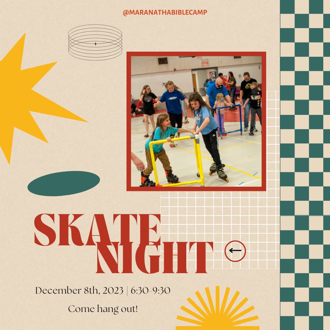 Join us this Friday for a great Skate Night and some even better snacks! Doors open at 6:30

 #SkateNight #FridayFun #SnackTime #WeekendVibes #CommunityEvent #FunTimes #FamilyFun