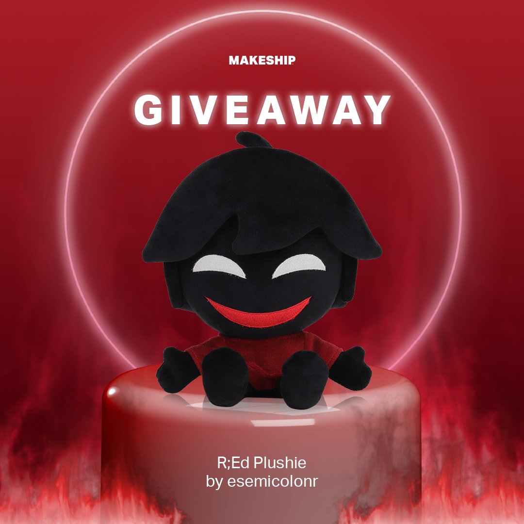 FR;Eebie time. Makeship's kindly putting up 2 R;Ed Plushies for grabs. To nab one: 
1. Follow @makeship and ofc <a href="/EsemicolonR/">E;R</a>
2. RT this post. Then manifest.