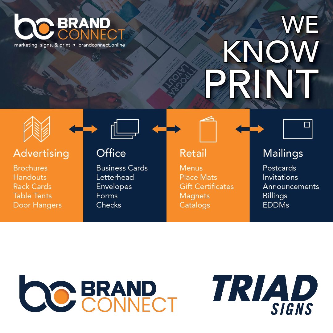 Elevate your print game with Print Triad! From vibrant business cards to captivating brochures, our state-of-the-art print services bring your brand to life on paper. Ready to make an impression that lasts? Let's print the future together. 🖨️✨ #PrintWithTriad #MakeAnImpression