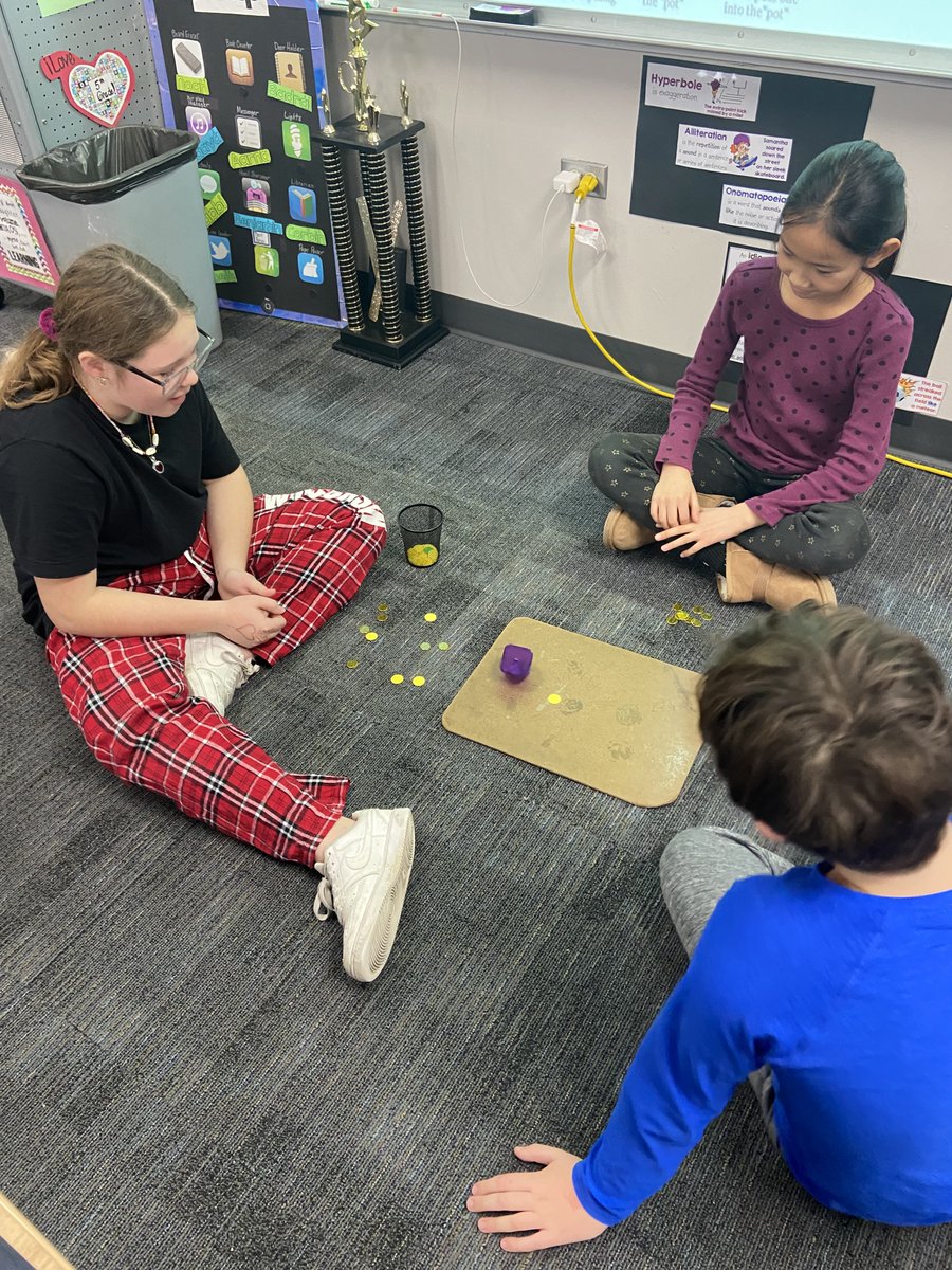 Playing a little dreidel was a great distraction from MAP testing! So much fun to appreciate different holidays and customs! #inspire96