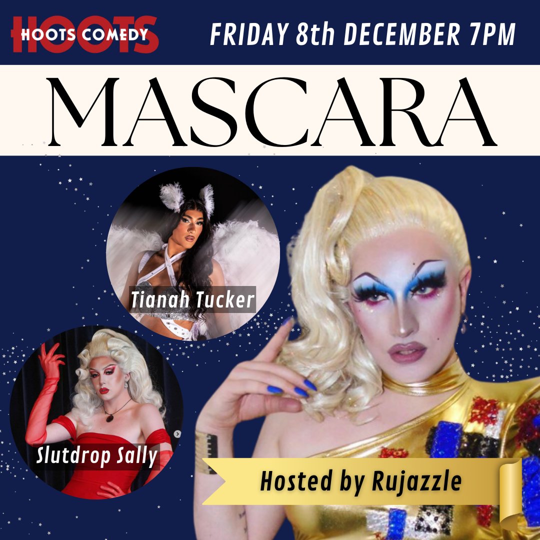 hootsfringe's tweet photo. MASCARA - Edinburgh's hottest FREE drag night every Friday and Saturday at Hoots 🔥👑
Friday @ 7pm @thetianahtucker, @slutdrop_sally + @rujazzle
Saturday @ 7pm Rome Mosaic, @chloerozex + @slutdrop_sally
👉https://t.co/qnASDmadoi
#DragNight #PayWhatYouWant #QueerNightOut https://t.co/nKIN452IPN