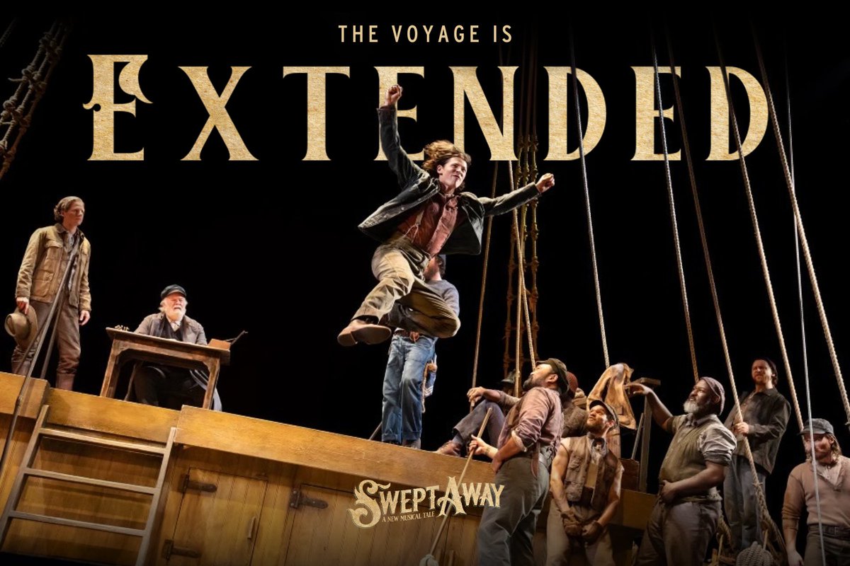 Thanks to popular demand from sailors around the globe, our voyage at @arenastage has been extended ⚓️ Tickets now on sale for performances through January 14, 2024. Head to arenastage.org/sweptaway to join us at sea #AvettSailor 📸 Julieta Cervantes