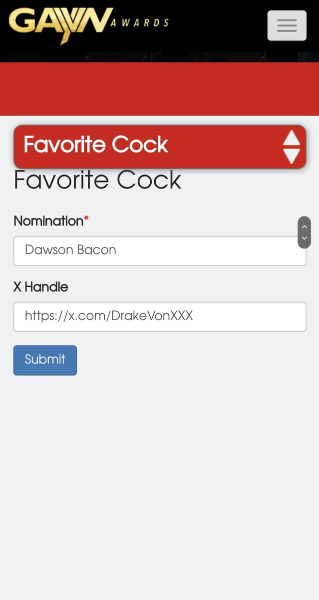 DutchTop2's tweet photo. @DrakeVonXXX Tried to DM, but here it is! Also nominated you for Favorite Butt, Favorite Top, Favorite Bottom and more https://t.co/J7PtXFjEhs
