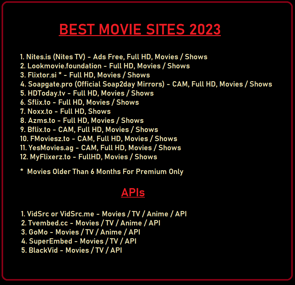 Cuevana3OF's tweet photo. Best Movie Sites 2023 (updated)
Please share to everyone
No more Netflix, Disney or Hulu expensive suscriptions
#Soap2Day #freemovies #bflix https://t.co/b6yYMPud9n