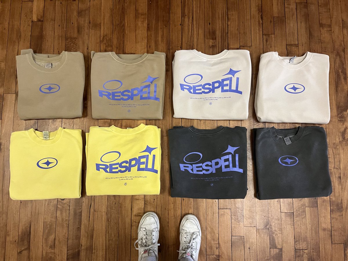 respell vintage crewneck merch
