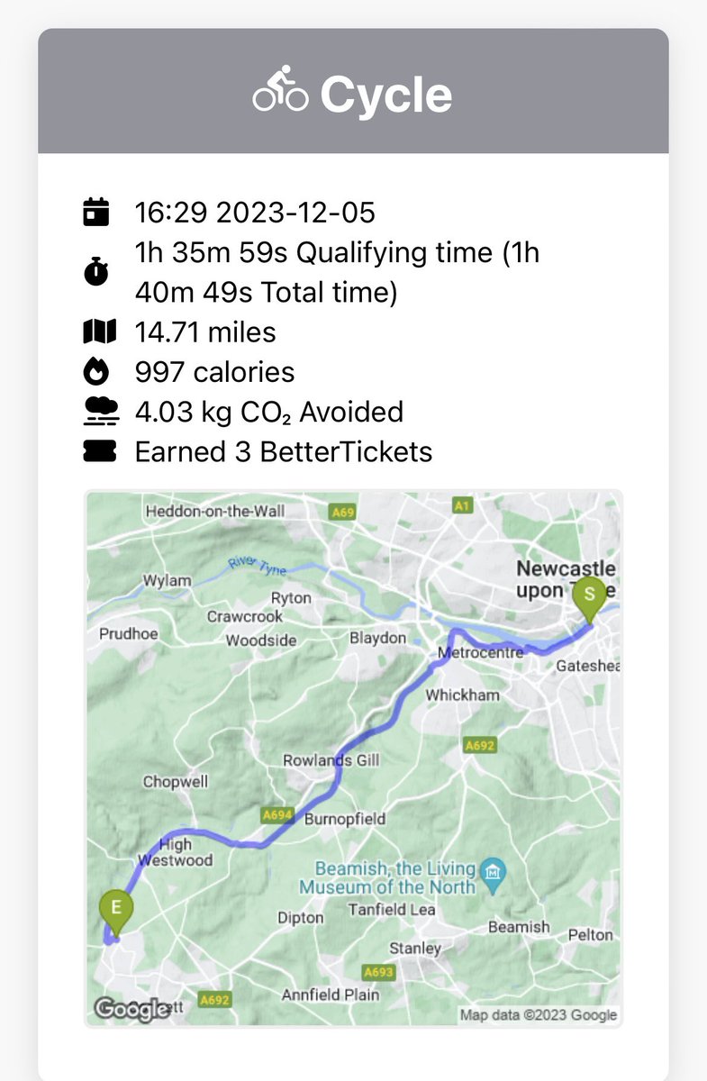 Yesterday I cycled home from work, 1hr 40min today I got  <a href="/gonortheast/">Go North East</a> buses several cancelled,  it took me 1hr 50 That’s right an old man cycling uphill in the freezing dark of the Derwent Walk is faster! Are you ever going to return to reliability?