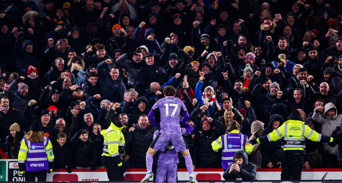 LFC's tweet photo. The travelling Kop delights 😁 https://t.co/lnXEhm10Th