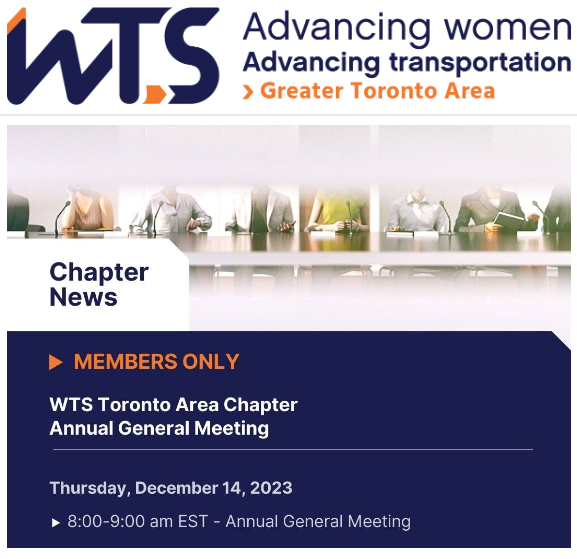 WTS_Toronto's tweet photo. AGM ... WTS Toronto Area Chapter ... Register now!
https://t.co/1G1FgVMHqL https://t.co/5BnrW0XhCj