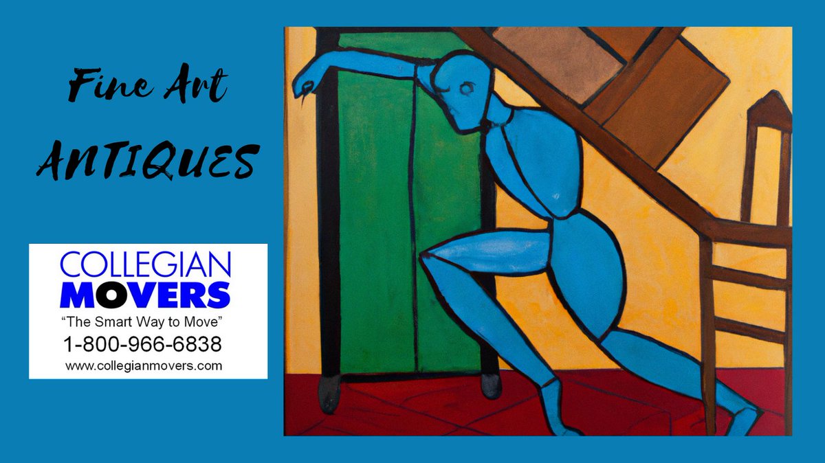 CollegianMovers's tweet photo. Collegian Movers' offers specialty Fine Art Moving and packing services for all of your fine art and fragile items, including prized paintings, sculptures, and delicate furniture.

https://t.co/e1LGZjxrBy https://t.co/njW1tPqhrj