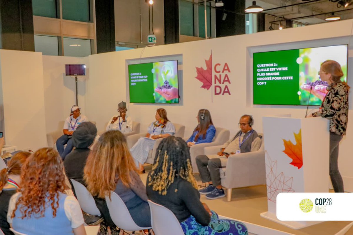 JVE SENEGAL 🇸🇳 (@jve_senegal) on Twitter photo Résumé de la participation de <a href="/djibny/">Djibny 🌍🇸🇳🌳</a> Directeur Exécutif de JVE Sénégal au panel organisé par l’#AQOCi en l’honneur du projet #ACFAO ce 06 décembre au pavillon Canada #COP28 #SUCOALACOP #Feminisme #Environnement #SystemesAlimentairesViables #Biodiversité #Climat #Activisme Résumé de la participation de <a href="/djibny/">Djibny 🌍🇸🇳🌳</a> Directeur Exécutif de JVE Sénégal au panel organisé par l’#AQOCi en l’honneur du projet #ACFAO ce 06 décembre au pavillon Canada #COP28 #SUCOALACOP #Feminisme #Environnement #SystemesAlimentairesViables #Biodiversité #Climat #Activisme