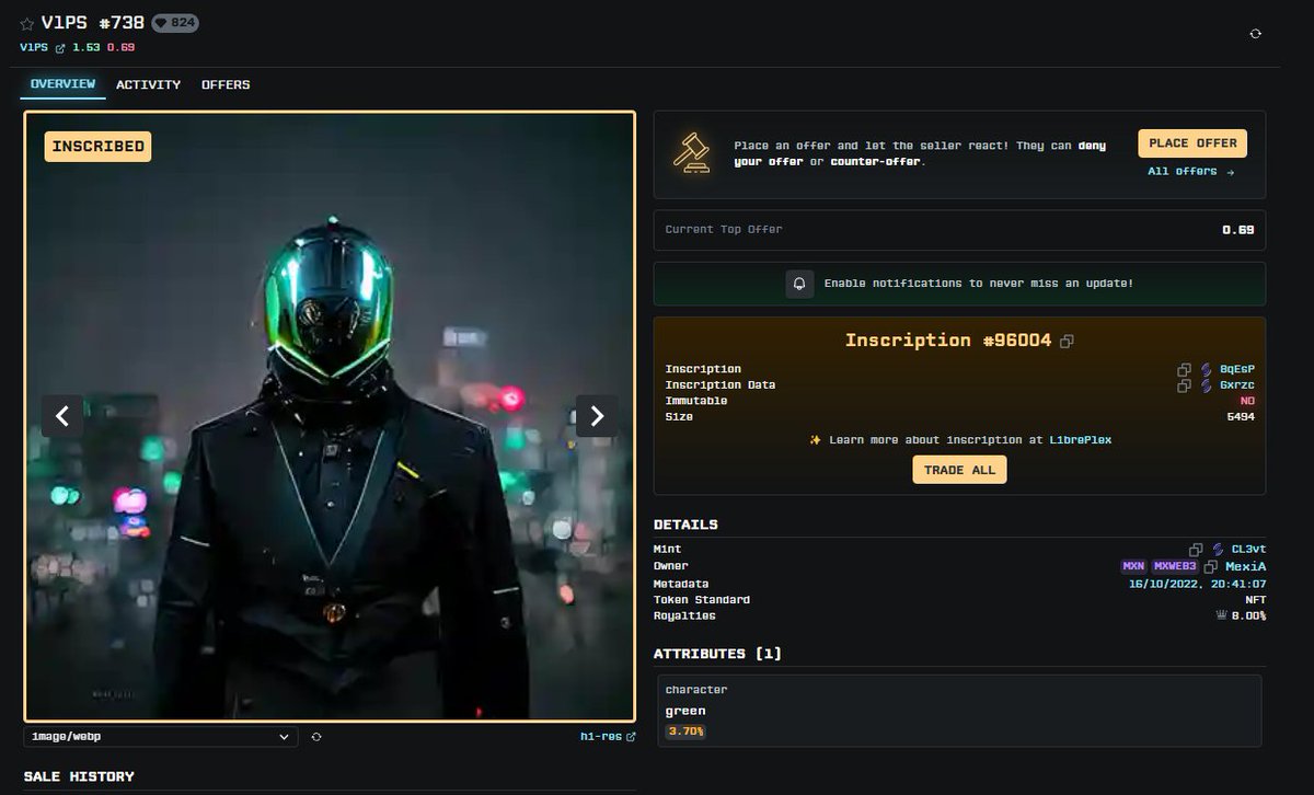 V1PS_NFTs's tweet image. Estos dos V1PS están en cadena por siempre ♥ #Solscriptions @LibrePlex .

V1PS #738 Inscripcion #96,004 #Sub100K Owner @meximalist 

V1PS #389 Inscripcion #94,823 #Sub100K Owner @andreweb3_eth