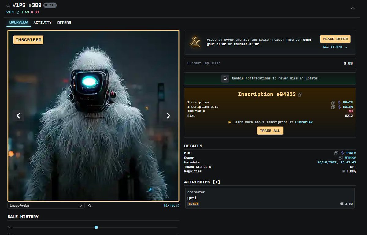 V1PS_NFTs's tweet image. Estos dos V1PS están en cadena por siempre ♥ #Solscriptions @LibrePlex .

V1PS #738 Inscripcion #96,004 #Sub100K Owner @meximalist 

V1PS #389 Inscripcion #94,823 #Sub100K Owner @andreweb3_eth
